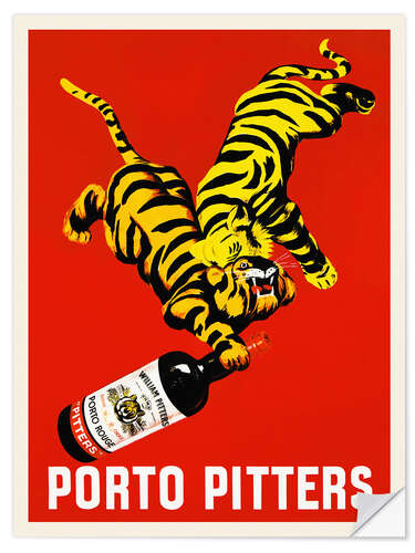 Selvklebende plakat Porto Pitters