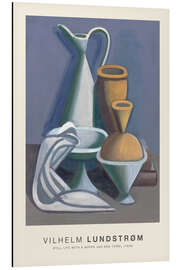 Aluminium print Still Life with a Water Jug &amp; Towel, 1929