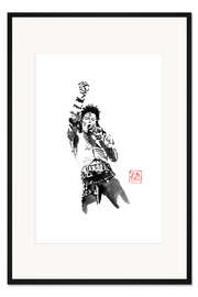 Gerahmter Kunstdruck Michael on Stage