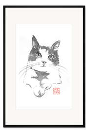 Gerahmter Kunstdruck Katzenschnurrhaare
