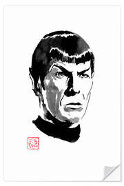 Wandsticker Spock