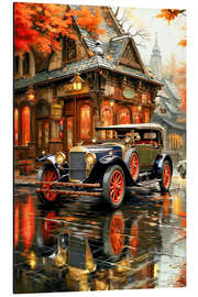 Tableau en aluminium Nostalgic Car I