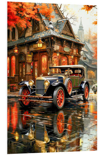 Foam board print Nostalgic Car I