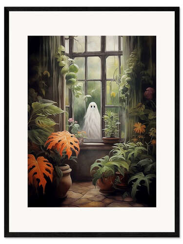 Framed art print Plant Lover Ghost