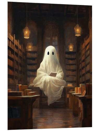 Tableau en PVC Ghost in the Library