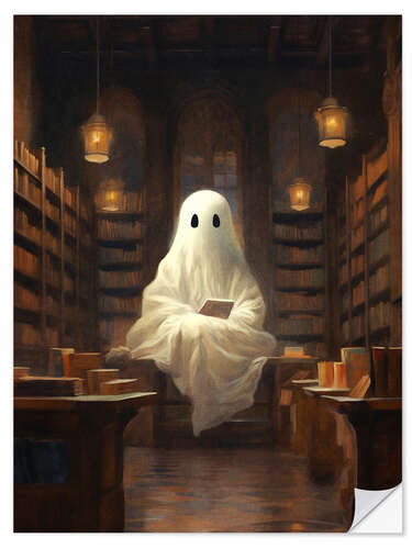 Wall sticker Ghost in the Library