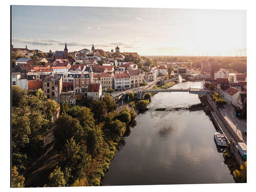 Aluminiumsbilde Aerial View of Bernburg