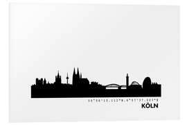 Bilde på skumplate Cologne Skyline