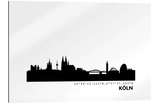 Gallery print Cologne Skyline