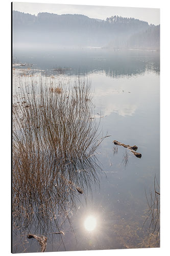 Alubild Morgenstimmung am Edersee, Hessen