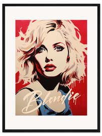 Gerahmter Kunstdruck Blondie - 2ToastDesign