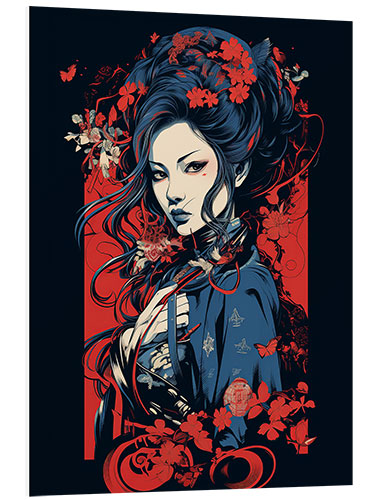 Foam board print Mineko Geisha