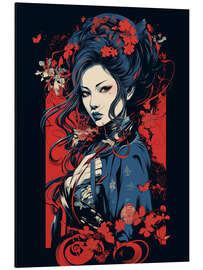 Magnettafel Mineko Geisha