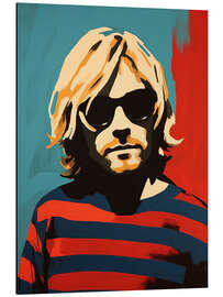 Aluminium print Kurt Pop Art