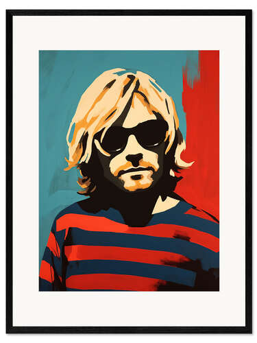 Gerahmter Kunstdruck Kurt Pop Art