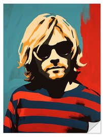 Sticker mural Kurt Pop Art