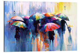 Magnettafel Memories Beneath the Rain's Kiss