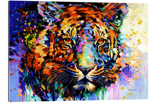 Tableau en plexi-alu Tiger's Wild Wonder