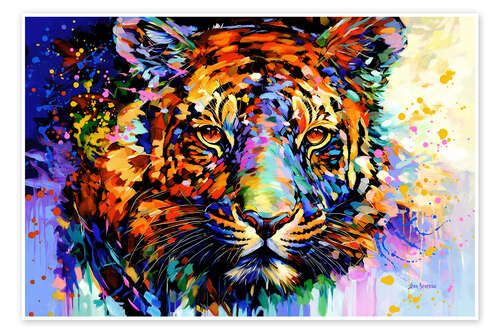 Póster Tiger's Wild Wonder