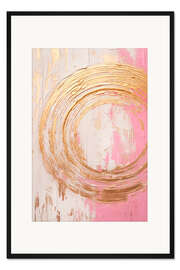 Gerahmter Kunstdruck Kreise der Entspannung II