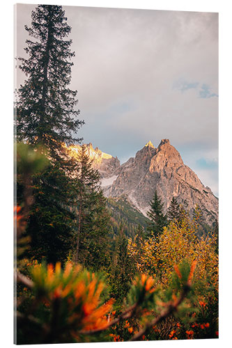 Quadro em acrílico Elferkofel in Autumn