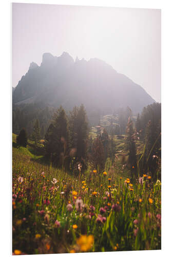 Quadro em PVC Alpine Meadow in South Tyrol