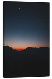 Canvas print Sunrise at the Watzmann