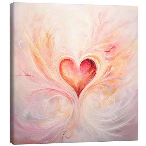 Canvas print Heart Romance