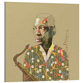 Aluminium print Jazz Legend John Coltrane