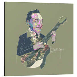 Magnettafel Die Jazz-Legende Django Reinhardt