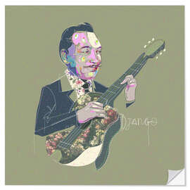 Wall sticker The Jazz Legend Django Reinhardt