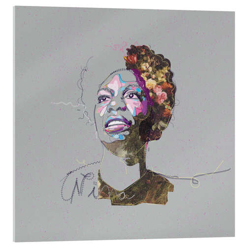 Acrylic print Nina Simone