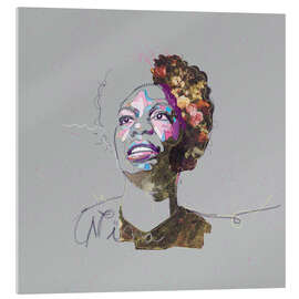 Acrylglasbild Nina Simone