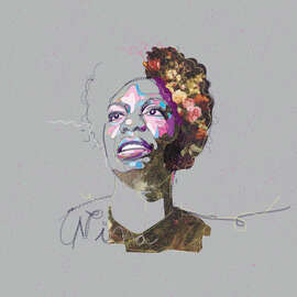 Magnettafel Nina Simone