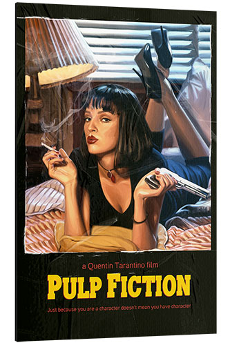 Stampa su alluminio Pulp Fiction, a Quentin Tarantino film