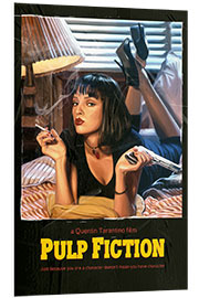 Foam board print Pulp Fiction, a Quentin Tarantino film