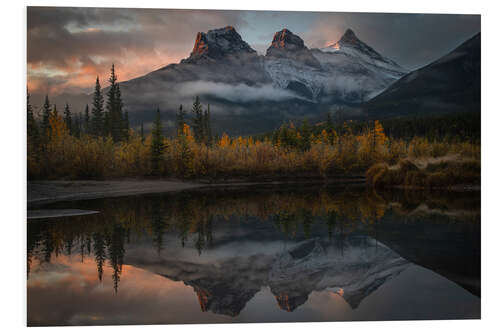 Foam board print Mystic Morning