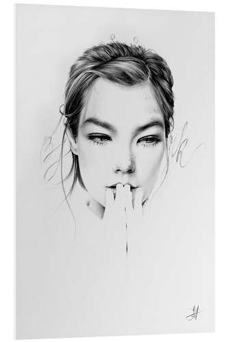 Foam board print Björk