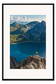 Gerahmter Kunstdruck Hoch hinaus