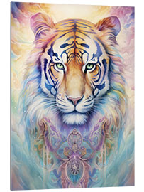 Tableau en aluminium Spirit Animal - Powerful Tiger