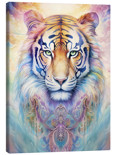 Canvas-taulu Spirit Animal - Powerful Tiger