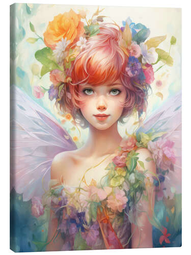 Canvas print Magical Flower Fairy