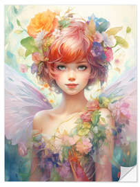 Sticker mural Magical Flower Fairy