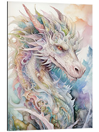 Aluminium print Legendary Dragon