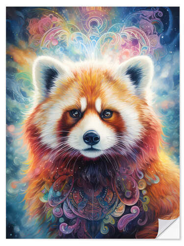 Sticker mural Spirit Animal - Red Panda