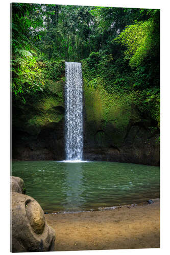 Acrylic print Tibumana Waterfall in the North of Ubud, Bali, Indonesia