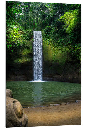 Aluminium print Tibumana Waterfall in the North of Ubud, Bali, Indonesia