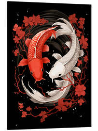 Magnettafel Koi-Fische