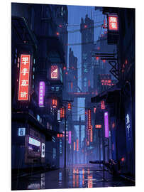 Foam board print Neo Tokyo