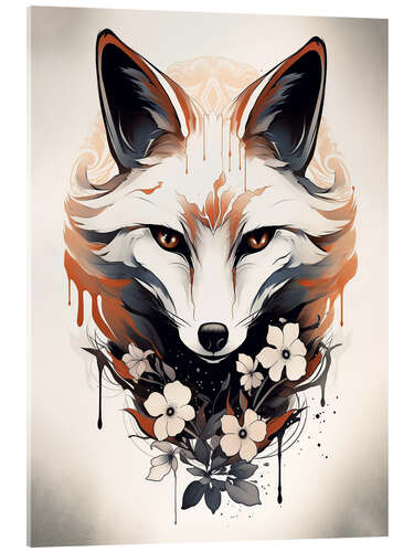 Acrylic print Blossom Foxy